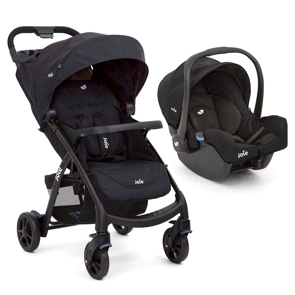 Carrinho De Bebê Com Bebe Conforto Muze Juva Preto Coal