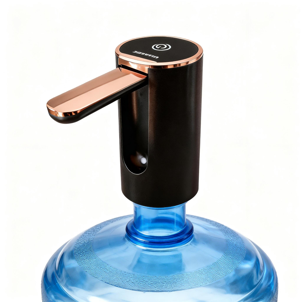 Dispensador de água elétrico dobrável - Bomba de água recarregável para garrafões de água de 10/20 litros (WP-02)