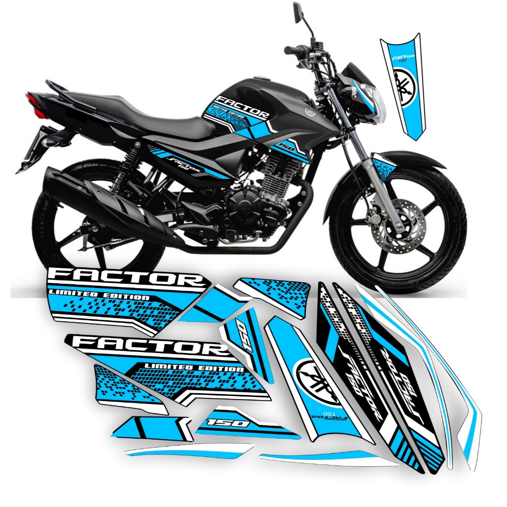 Adesivos Para Yamaha Factor 150 2016 A 2024 Limited Bebe 1