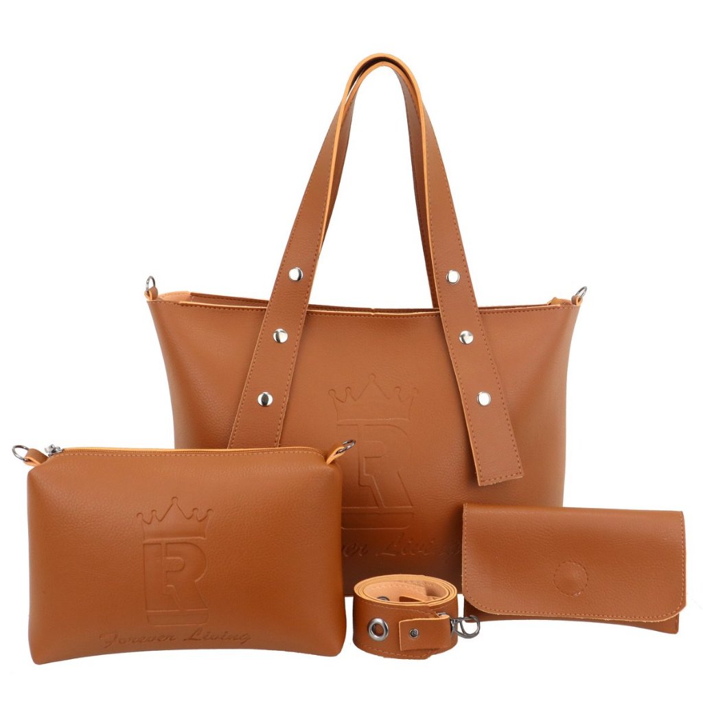 KIT BOLSA FEMININA SACOLA OMBRO NECESSAIRE CARTEIRA  LR 10