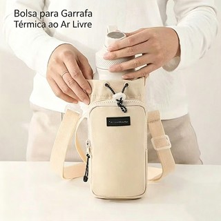 Bolsa Porta Garrafa Térmica com Alça Ajustável | Impermeável e Resistente | Bolsa de Água…