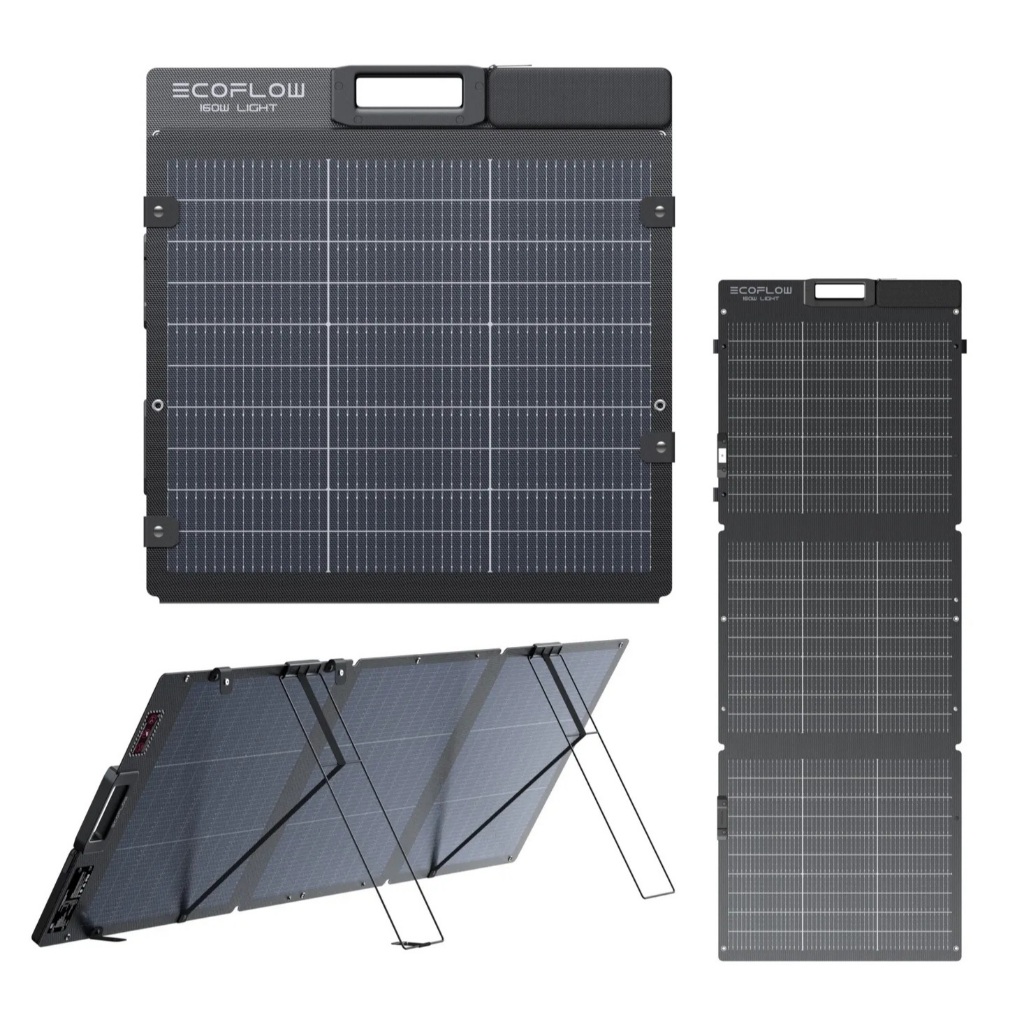 Painel Solar Portátil 160w Dobrável da Ecoflow
