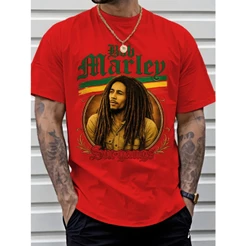 Camiseta Bob Marley Six Gangs Masculina Estampa Reggae Icônica - Estilo Impactante