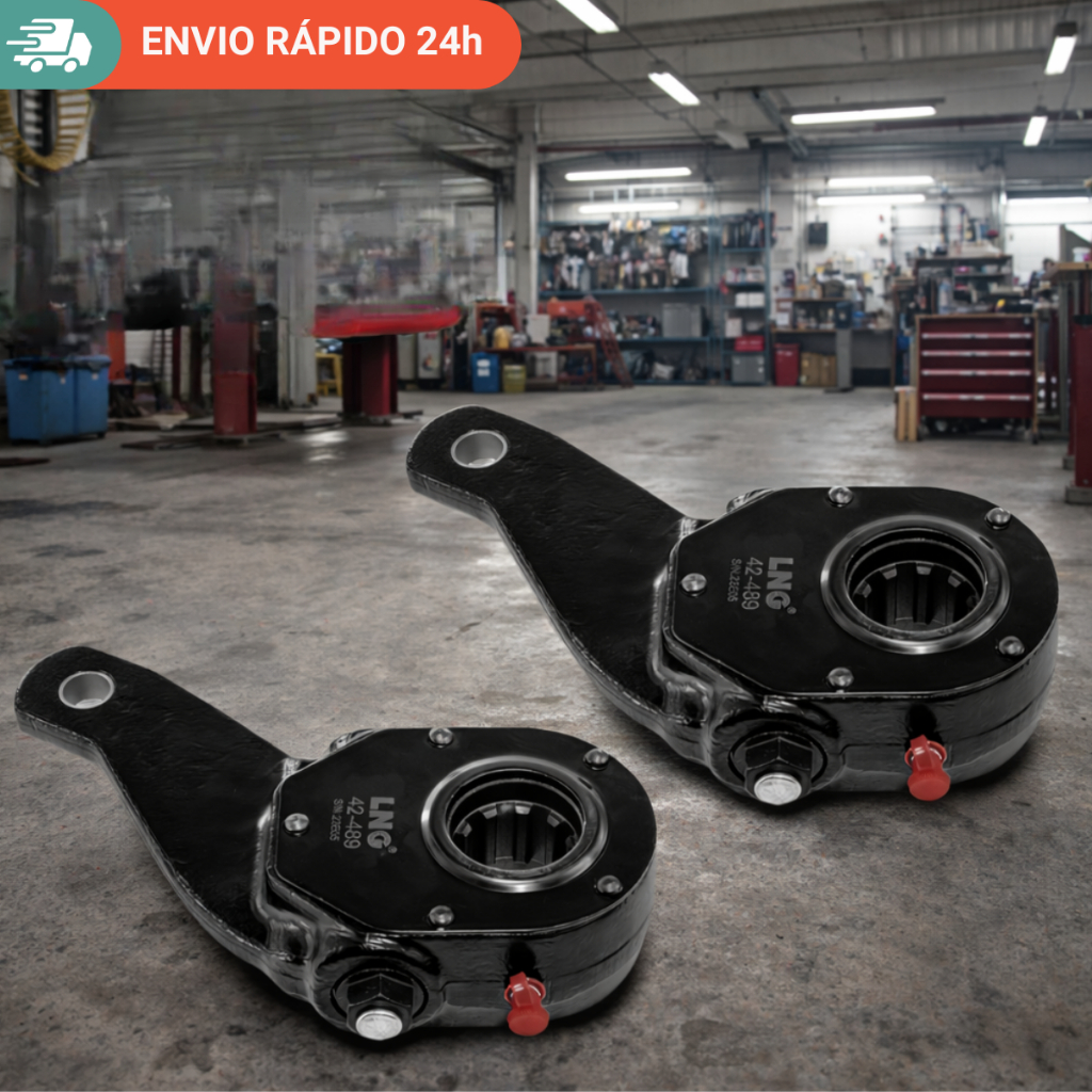 Kit 2 Catraca Freio Manual Traseira Scania 10 Estrias Compatível