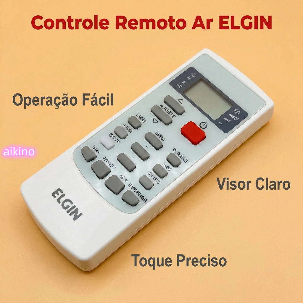 Controle Remoto Ar Condicionado Elgin Ecoplus Ykr-h002e em Oferta na Shopee