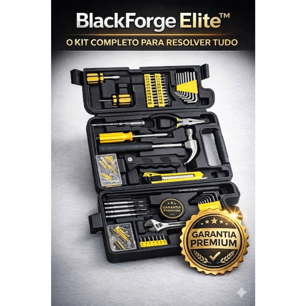 Kit Ferramentas BlackForge 200 Peças Profissional Sp 52% — R$ 88,60 em Shopee, 52% OFF