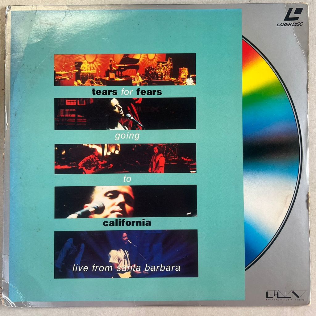 Ld Laserdisc Tears For Fears 1990 Going To California, Usa