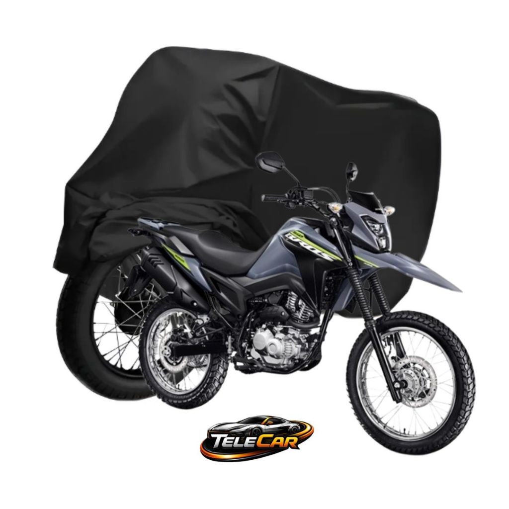 Capa Cobrir Moto Honda Bros 160 Couro Impermeável Térmica Proteção Completa Outdoor