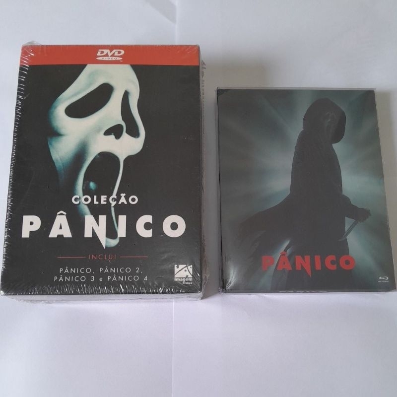 DVD Pânico Quadrilogia + Blu-ray Pânico 5 - Original - Lacrado