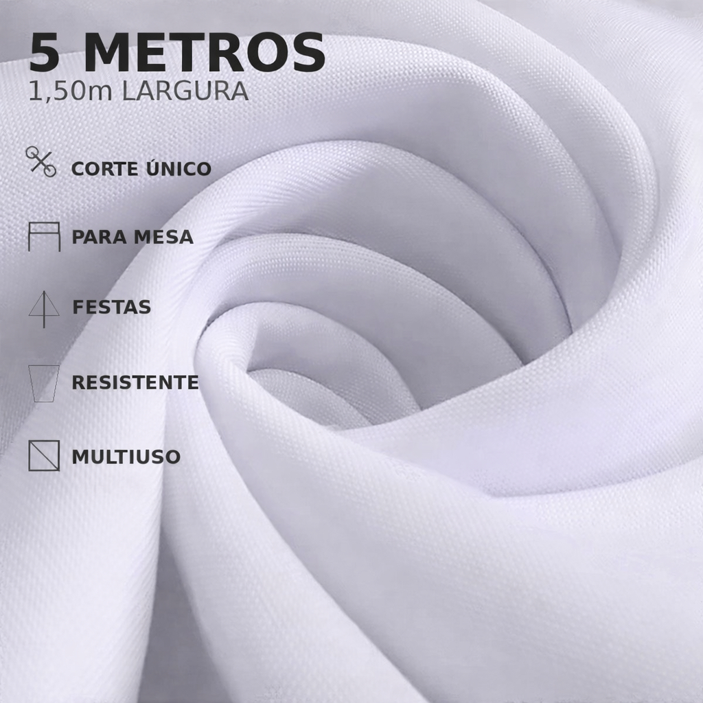 5 Metros Tecido Oxford 1,50m Largura Premium Para Mesa Festa Decoração Cortina Uniforme Guardanapo