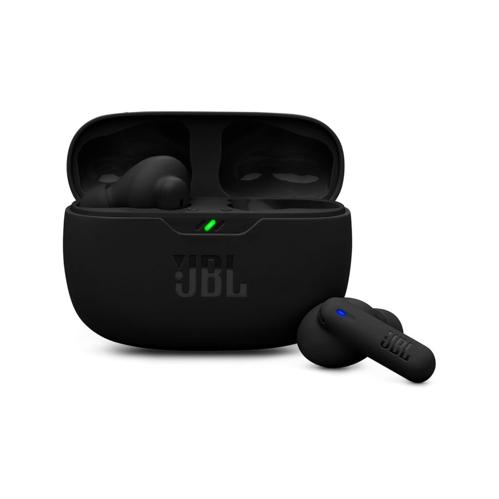 Fone JBL Wave Beam 2 Bluetooth Sem Fio Preto Original Grave Potente
