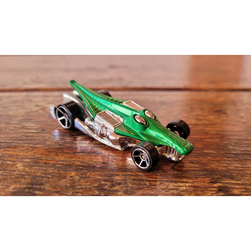 Hot Wheels - Croc Rod  "Jacaré" Verde - First Editions 2008 (Fora da Embalagem) - 1:64