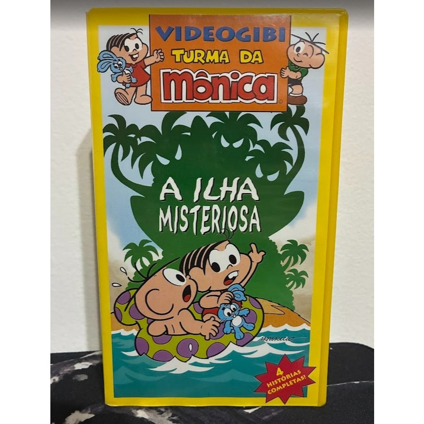 VHS Turma da Mônica A Ilha Misteriosa