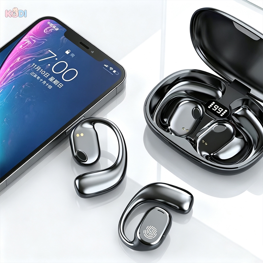 Fones de Ouvido Bluetooth Sem Fio HD Estéreo Controle por Toque -B5/B8