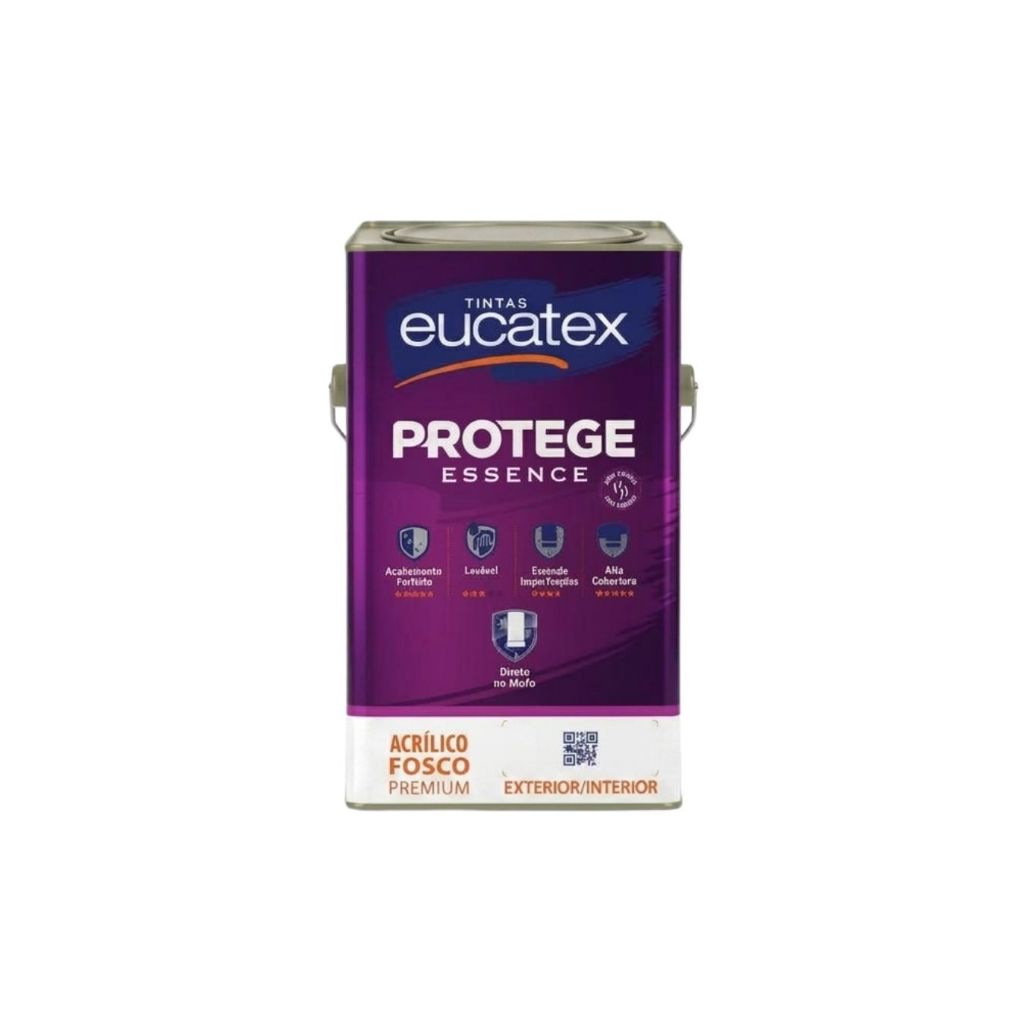 Tinta Eucatex Protege Acrilico Premium Fosco 18l Lata