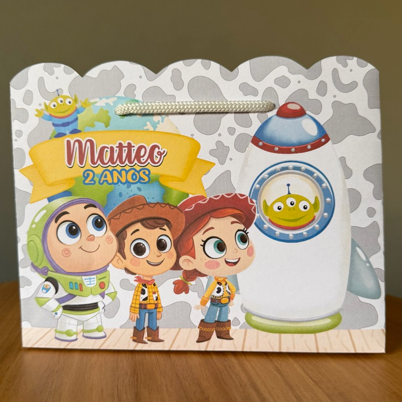Sacolinhas Personalizadas Festa Toy Story  / DESMONTADAS