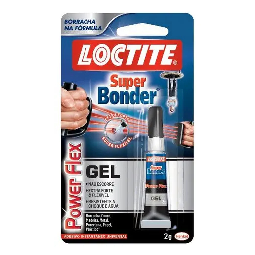 Super Bonder Flexível 2G Loctite - Variações