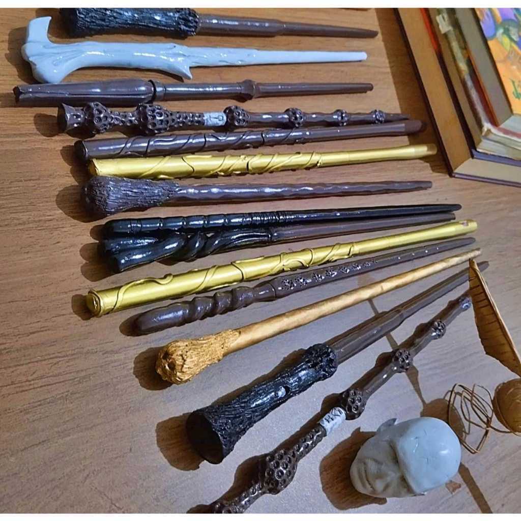 Varinhas mágicas colecionáveis Harry Potter / Hermione / Dumbledore / Voldemort / HP