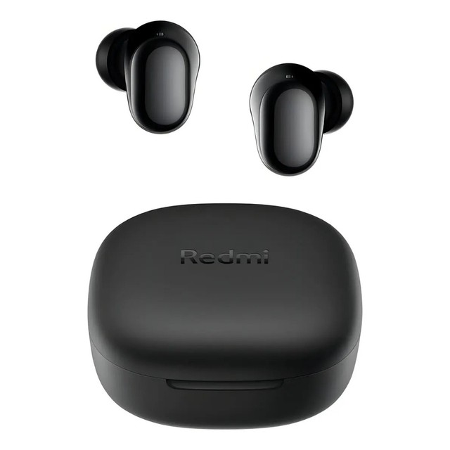 Fone de Ouvido Bluetooth Xiaomi Redmi Buds 6 Play Preto - Conexão Bluetooth 5.4, Som Estéreo, IPX4