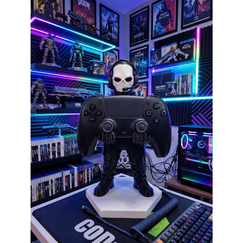 Suporte Controle Playstation 5 PS5 DualSense Ghost Call of Duty