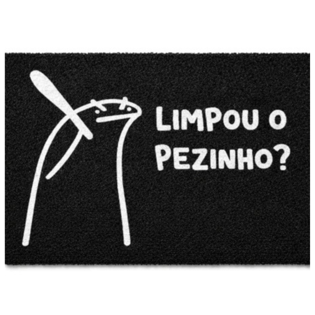 Tapete Capacho Limpou o Pezinho? Antiderrapante Interno e Externo