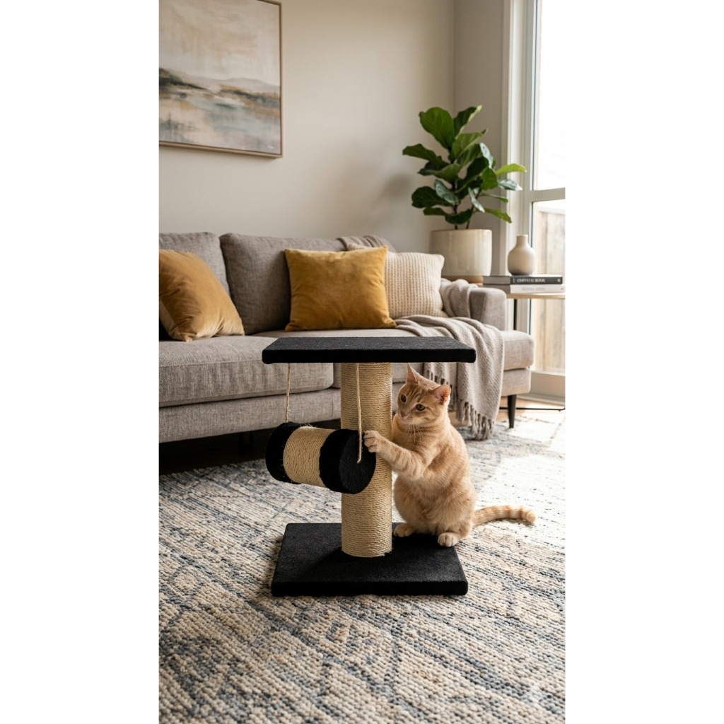 Arranhador Para Gatos com Balanço