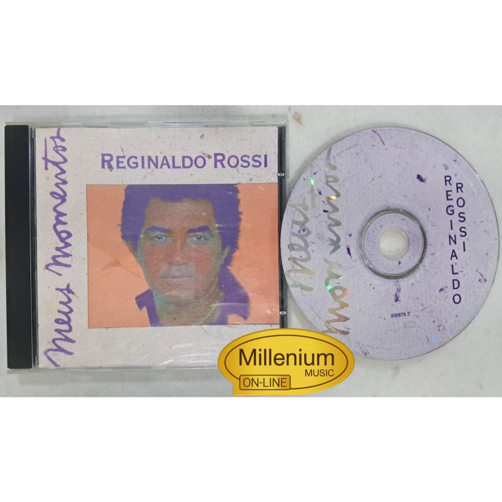 CD Reginaldo Rossi  Meus Momentos 1994 Original Gravadora Colecionador Ótimo Estado
