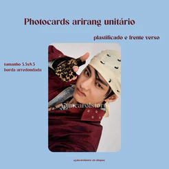 Photocards fanmade unitário arirang •kpop•fanmade•jk•jm•v•njm•jn•sg