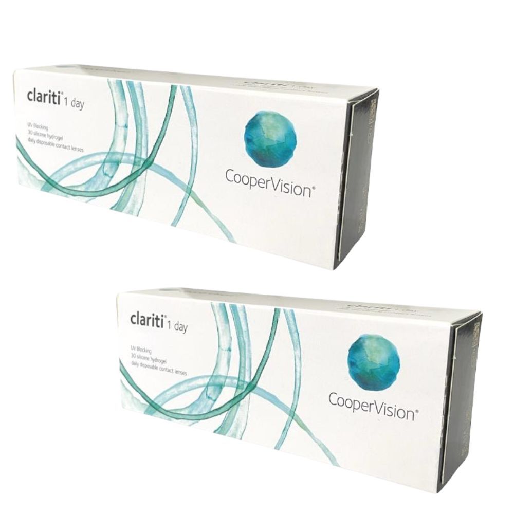 2 Caixas Lente De Contato Clariti 1 Day Uso Diário