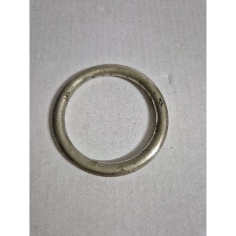 estribo argola corneta alpaca antiga C4055