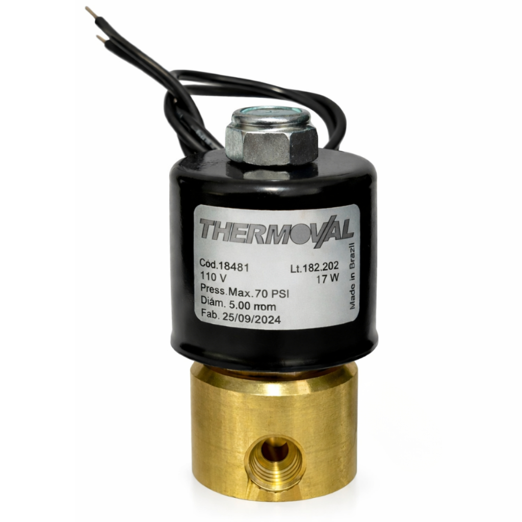 Válvula Solenoide Thermoval 127v 1/4 Para Fornos E Fritadeiras