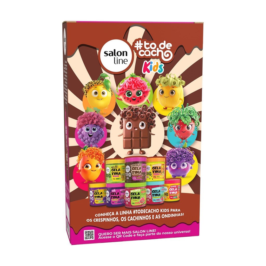Kit Shampoo e Condicionador + Gelatina com Cheirinho de Chocolate #todecacho Kids — imagem 2 de 2