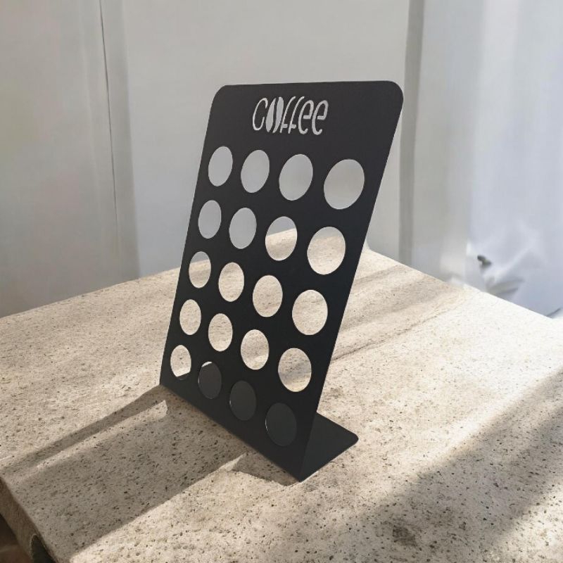 Porta Cápsulas Café para 20 Unidades – Suporte para Bancada Multi Cápsulas