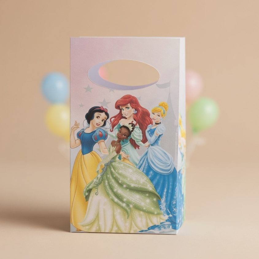 Sacolinha P Princesas Disney/Para Festa Infantil/Lembrancinha para Aniversário/Decoração