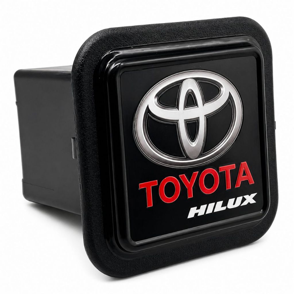 Tampão Para Ponteira Removível Personalizado Hilux Encaixe 5x5 Tampa Acabamento Tubo Reboque