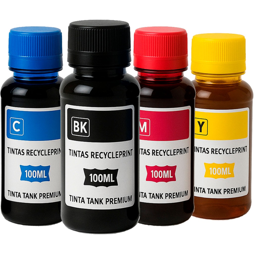 Tinta Recarga Cartucho e Bulk Para Hp Impressoras 2974 2975 2874 2774 2676 667 668