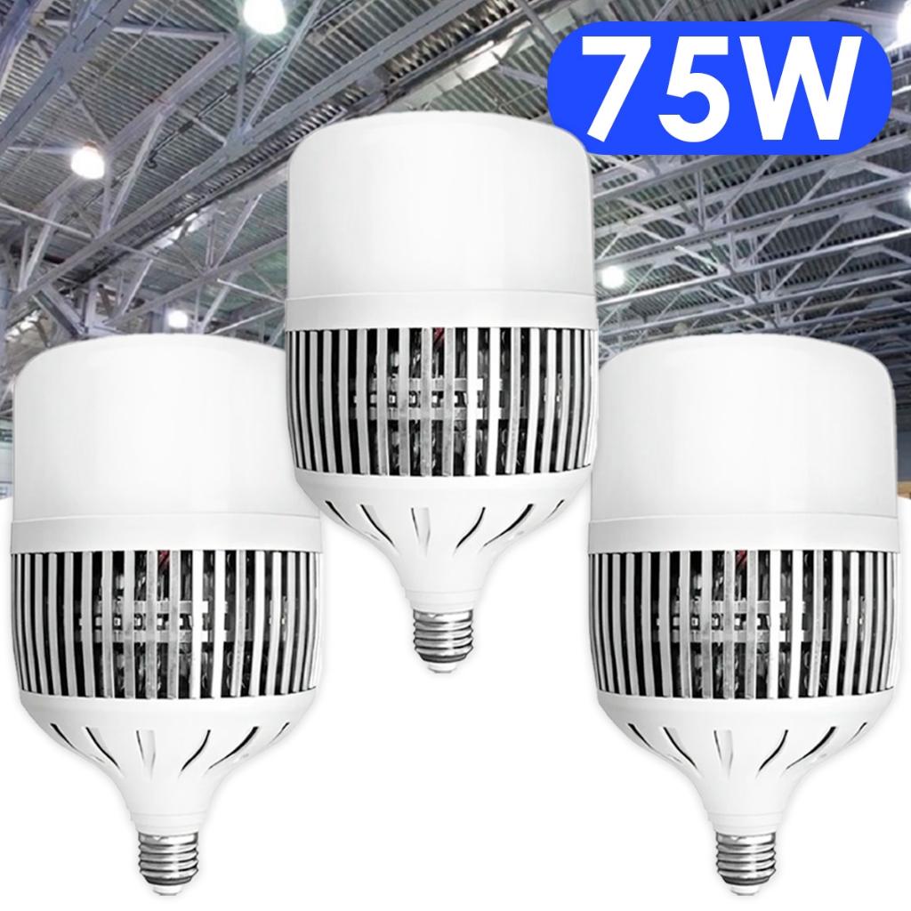 Lâmpada LED Bulbo 75W Bivolt E27 6500K Branco Frio Alta Potência