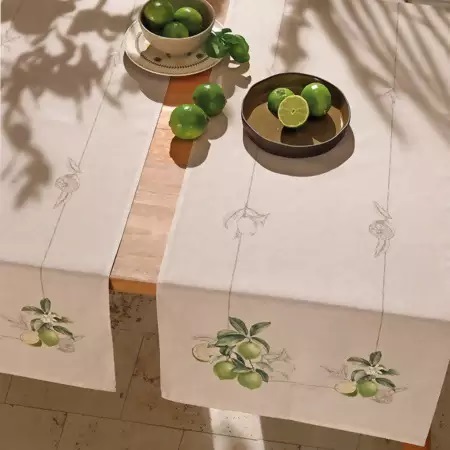 Trilho caminho mesa Dohler Impermeável 0,45x1,60cm Estampado