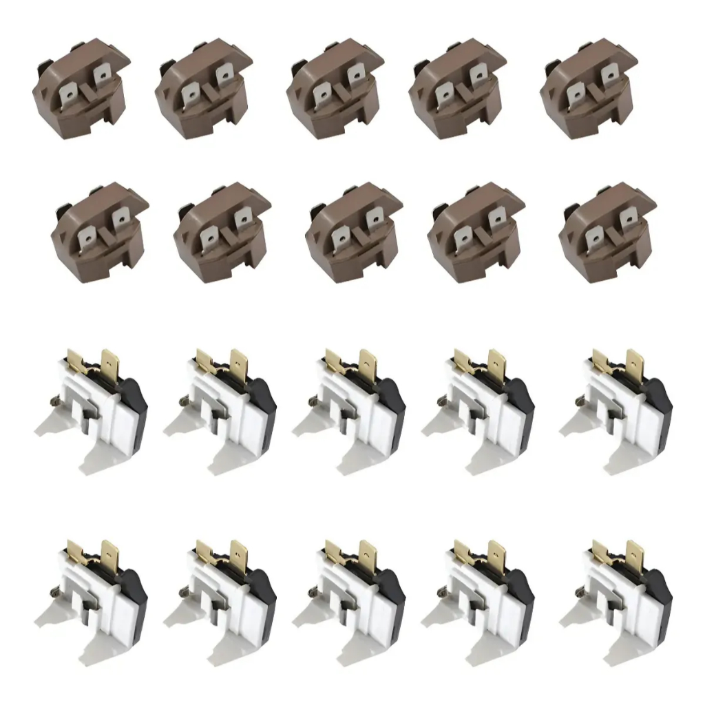 10 Rele Ptc + 10 Protetor Térmico Universal Geladeira Motor10 Rele Ptc + 10 Protetor Térmico Universal Geladeira Motor