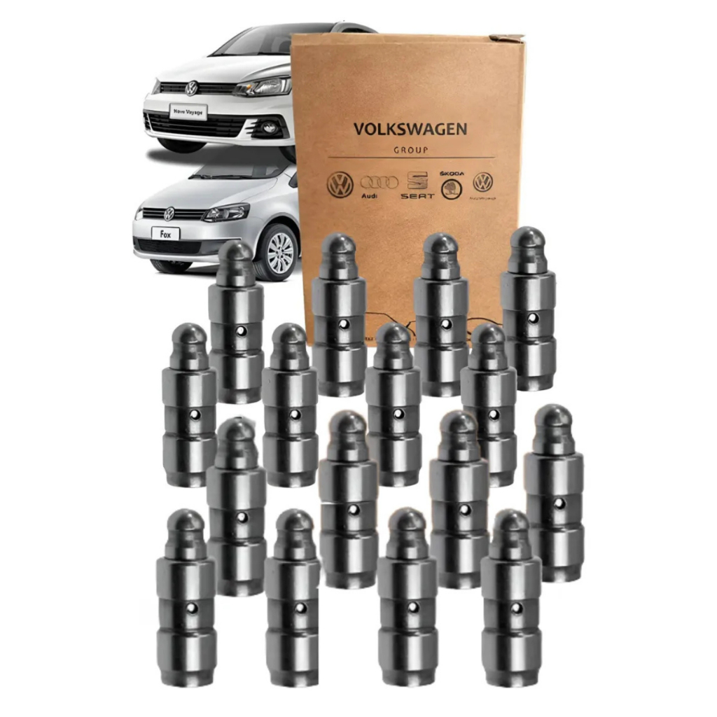 Jogo Com 16 Tucho Original Volkswagen Fox Gol Golf Polo Virtus 1.6 16v MSI 2010 em diante