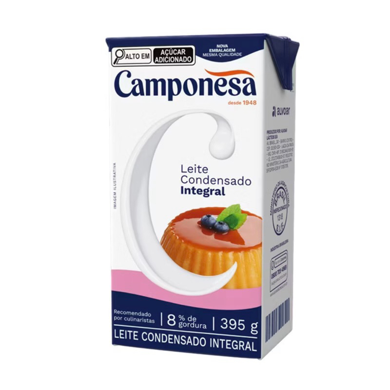 Leite Condensado Integral 395g Camponesa