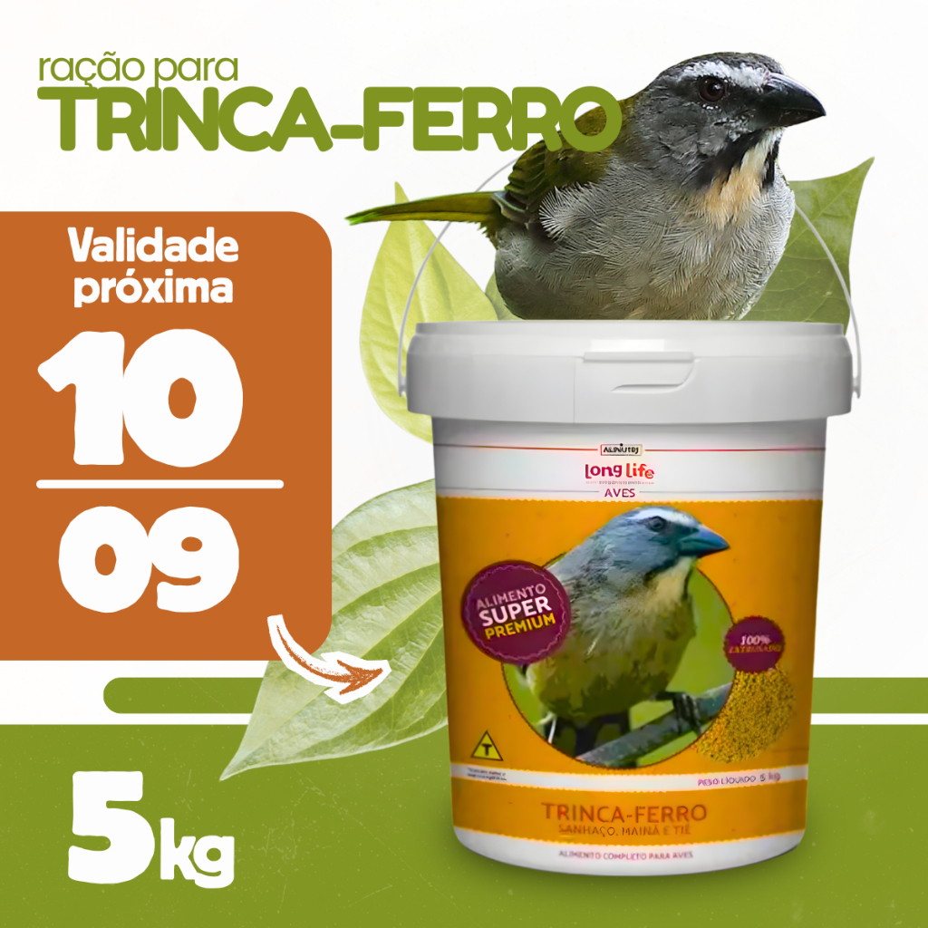 Long Life PP Super Premium Trinca-Ferro 5 KG