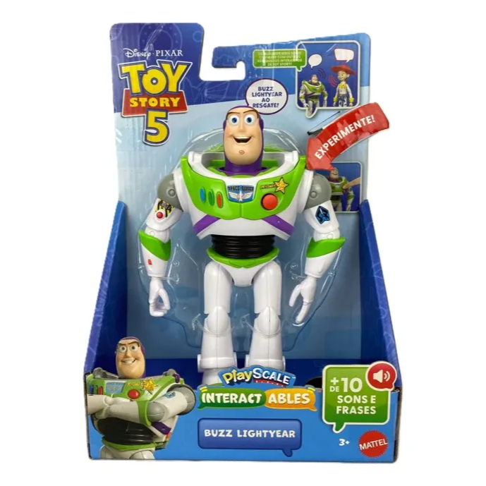 Boneco Buzz Lightyear Articulado Toys Story 5 - Mattel Jmw18