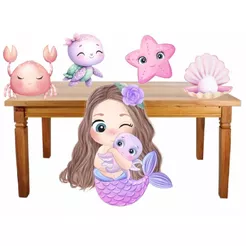 Kit Display SEREIA 1 Peça Chão + 4 Peças Mesa Totens