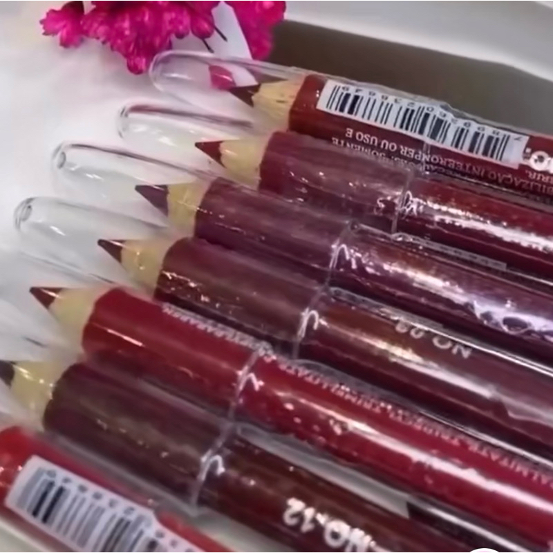 Lápis 2 em 1 Olhos e Boca PINK21 - 1 Unidade | Delineador e Lipliner