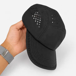 Boné de Corrida Bike Tactel Respirável com Furos a Laser e Aba Maleavél - Envio Imediato