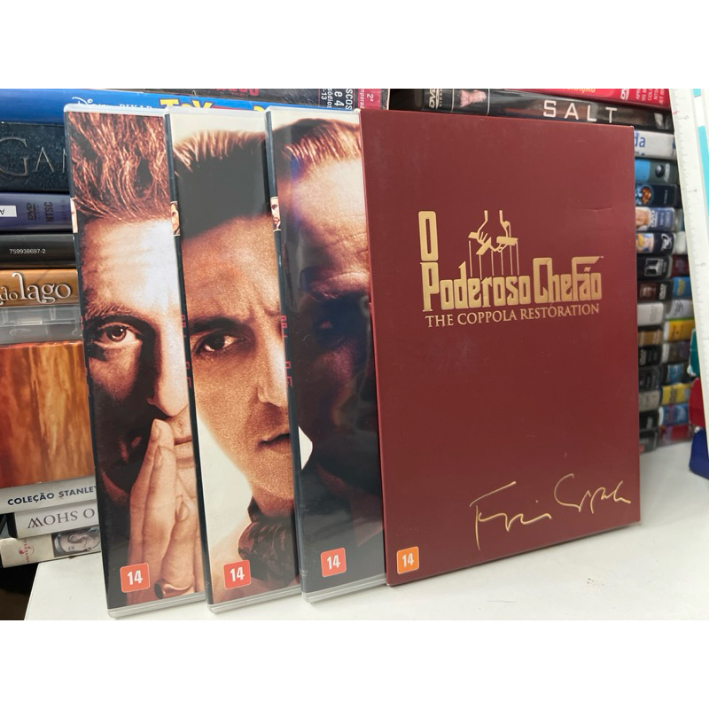O Poderoso Chefão The Coppola Restoration DVD Box Completo | Trilogia Restaurada | Edição Especial