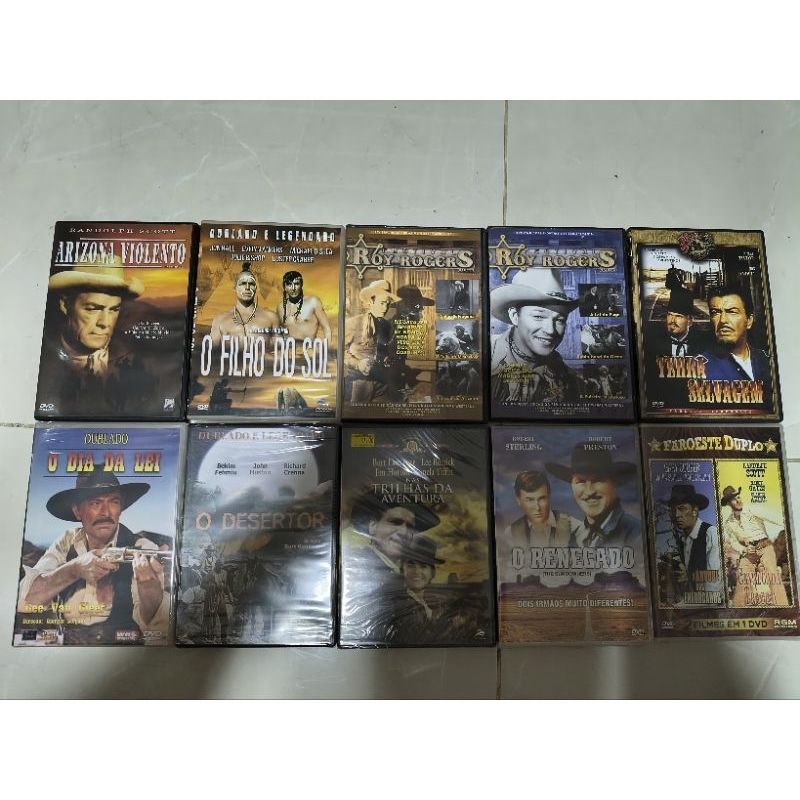 lote 10 dvd faroeste western Bang Bang gringo Django Sabata Santana E