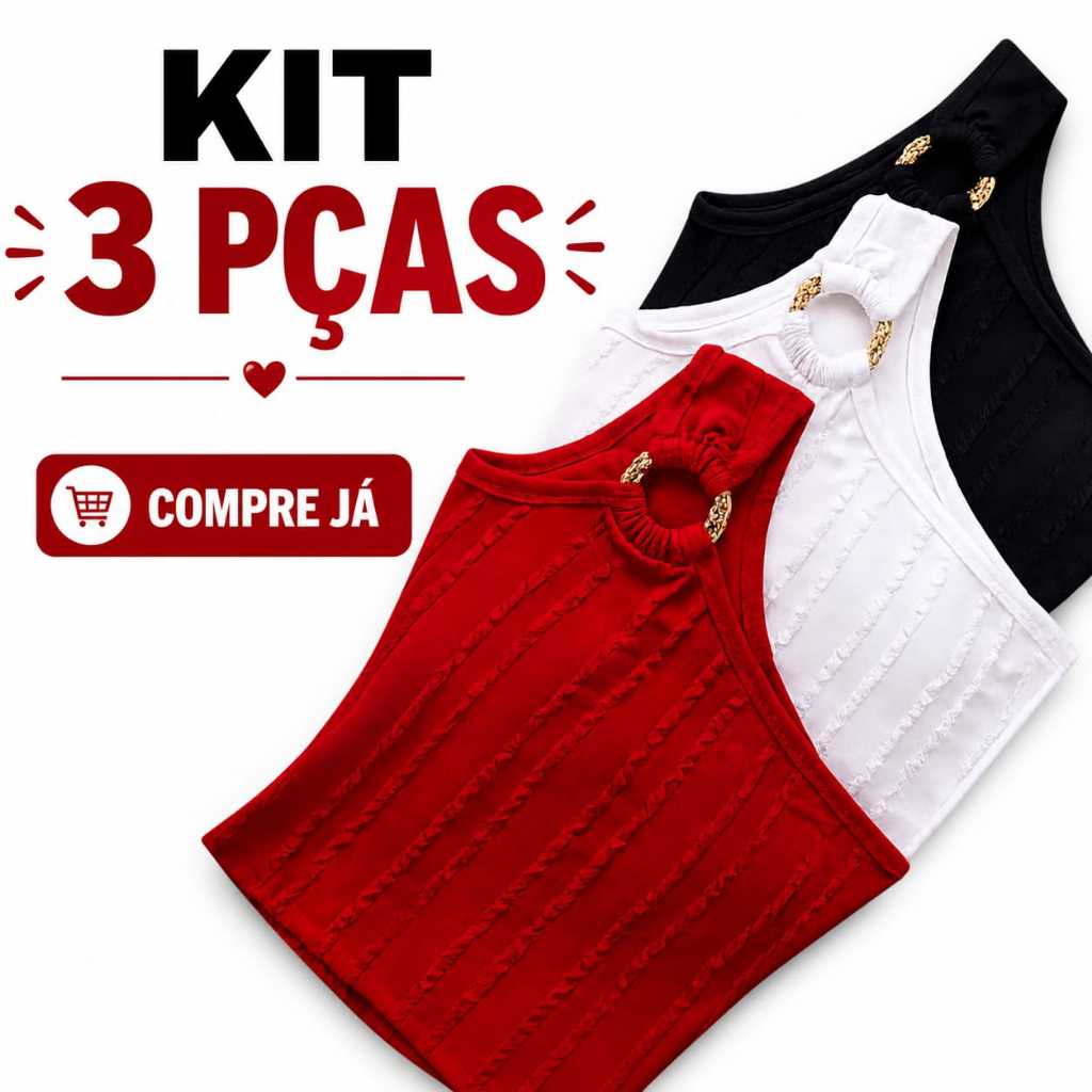 Kit 3 o 1 Unidade Cropeds Femenino Top Faixa Mula Manca Com Bojo ,Argolha Excelente Elasticidade