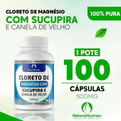 SUPLEMENTO (CLORETO+SUCUPIRA+C.A.N.E.L.A) EMBALAGEM DE 100 CAPSULAS DE 500 MG CADA